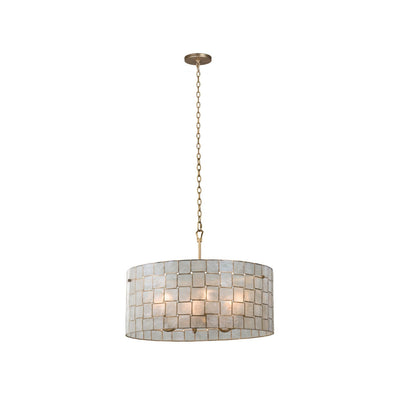 11'' Roxy 6 Light Oxidized Gold Leaf Chandelier