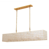 14.25'' Roxy 10 Light Oxidized Gold Leaf Linear Pendant