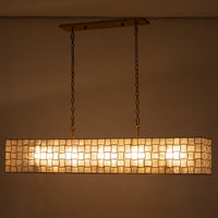 14.25'' Roxy 10 Light Oxidized Gold Leaf Linear Pendant