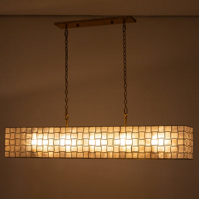 14.25'' Roxy 10 Light Oxidized Gold Leaf Linear Pendant