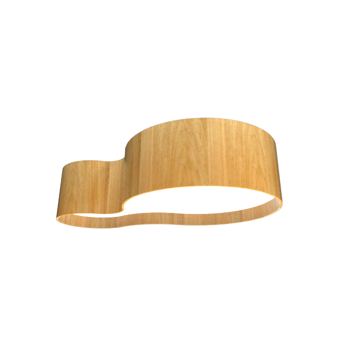 7.87'' Modern Organic LED Accord Flush Mount Light