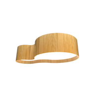 7.87'' Modern Organic LED Accord Flush Mount Light