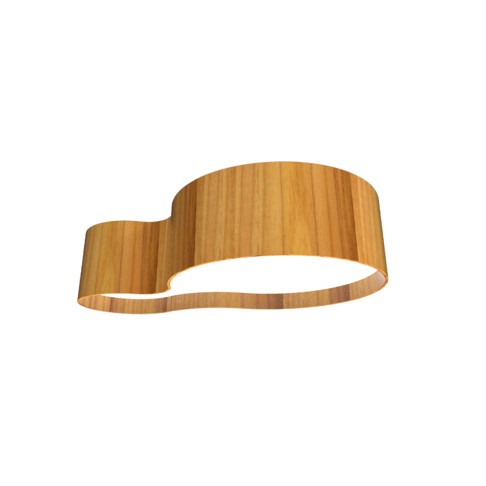 7.87'' Modern Organic LED Accord Flush Mount Light