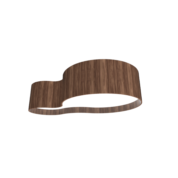 7.87'' Modern Organic LED Accord Flush Mount Light
