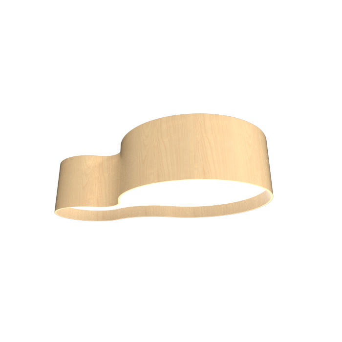 7.87'' Modern Organic LED Accord Flush Mount Light