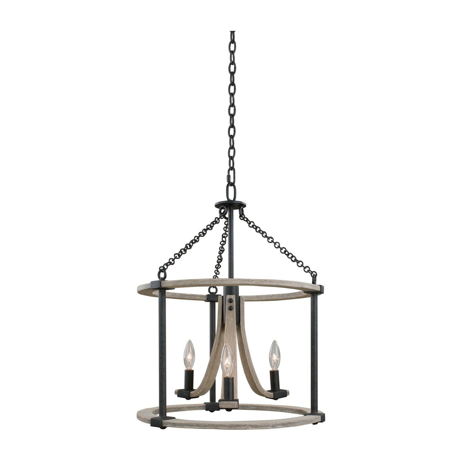 23'' Middleton 3 Light Natural Iron Chandelier