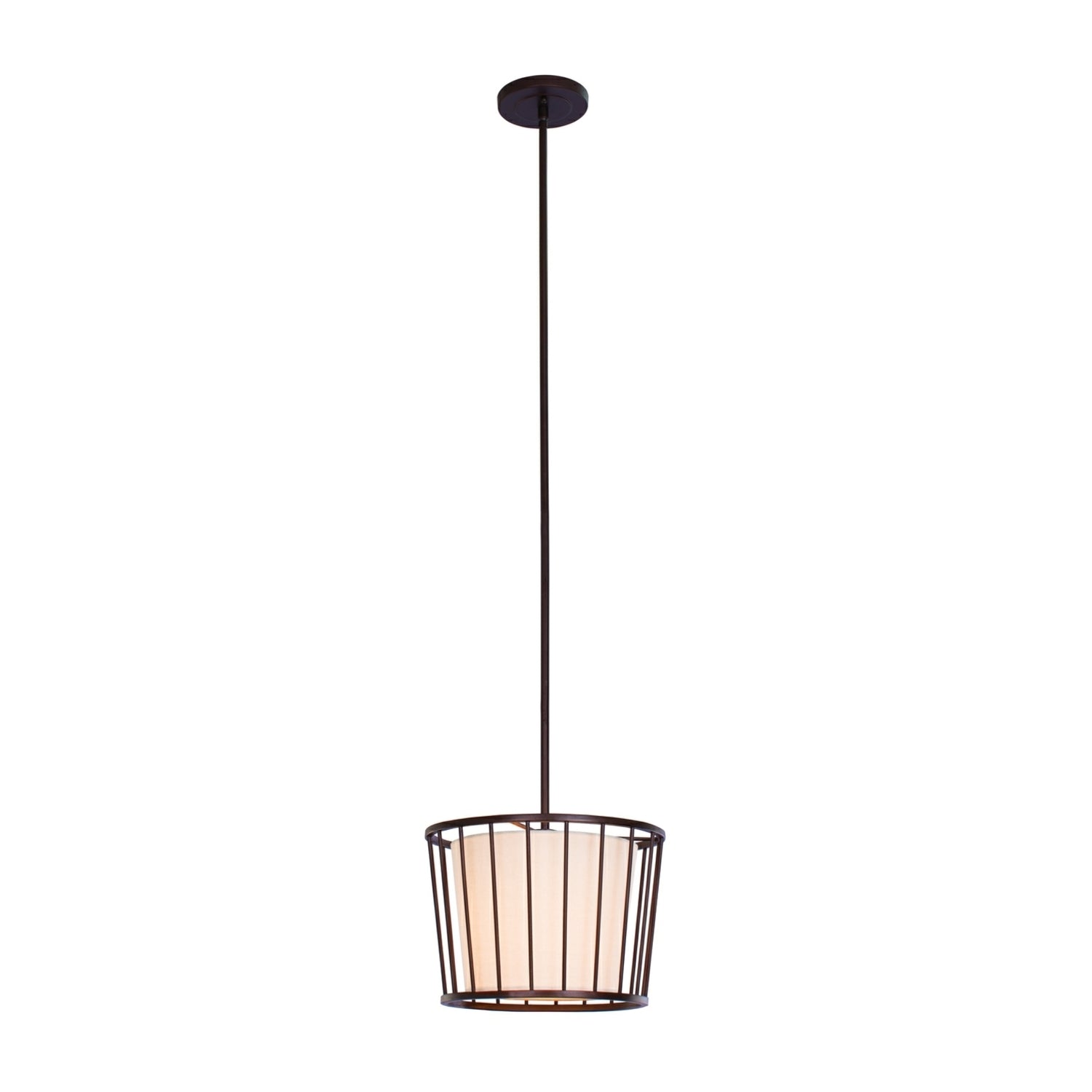 13'' Pacifica 1 Light Bronze Pendant
