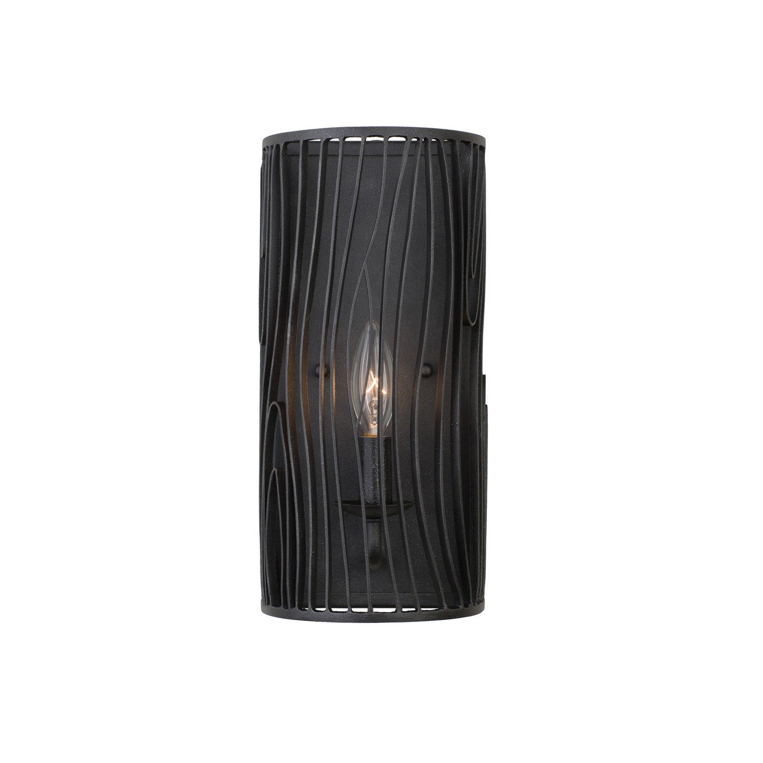 6'' Morre 1 Light Black Iron Wall Sconce