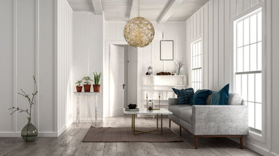 34'' Jardin 8 Light Oxidized Gold Leaf Chandelier