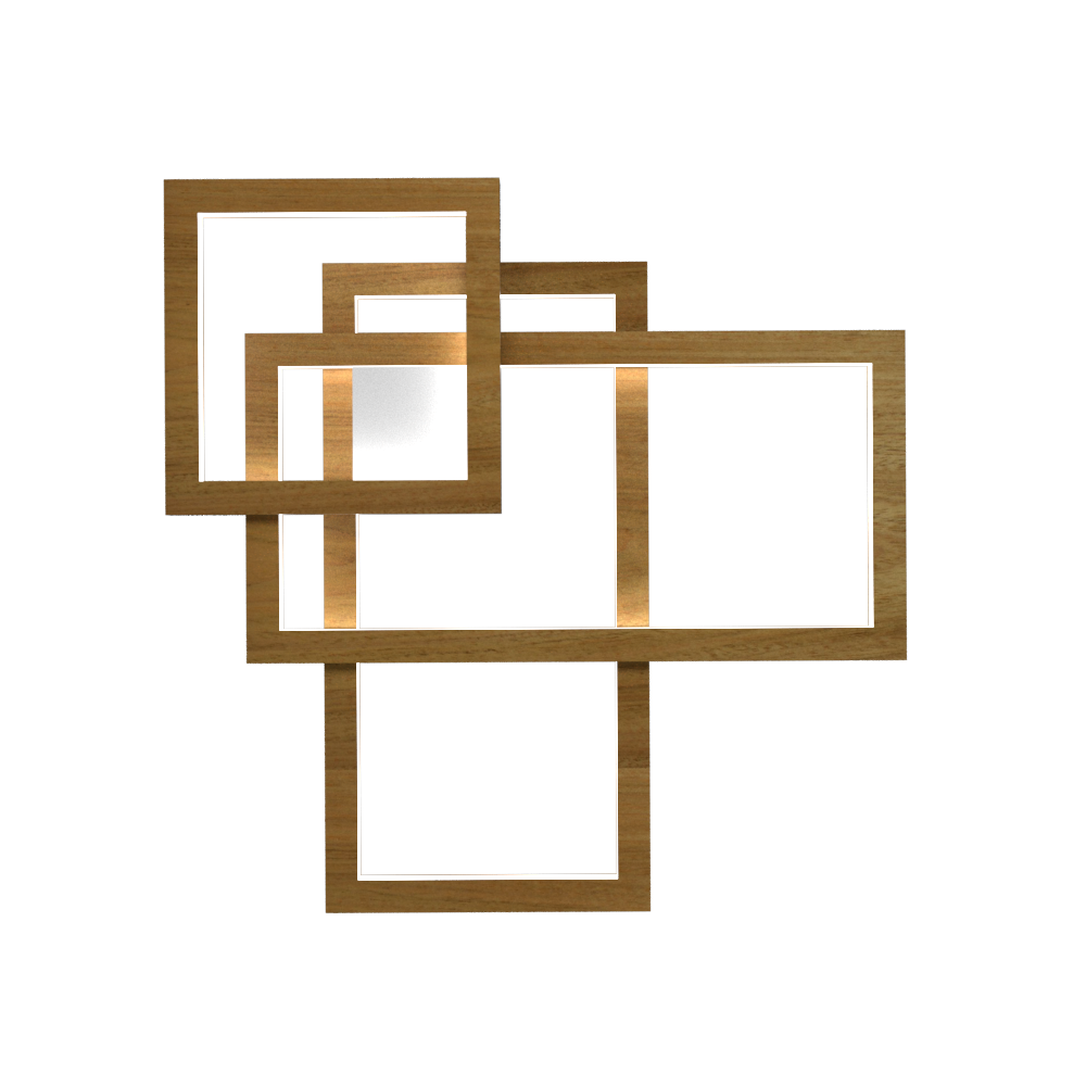 3.74'' Contemporary Frame LED Accord Flush Mount Light