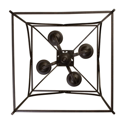 32'' Somers 6 Light Heirloom Bronze Pendant