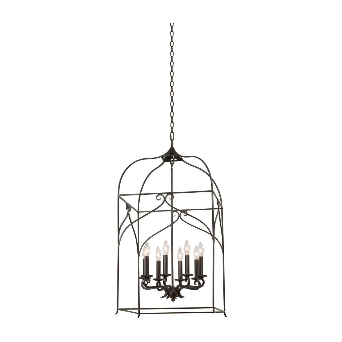 36'' Somers 8 Light Heirloom Bronze Pendant