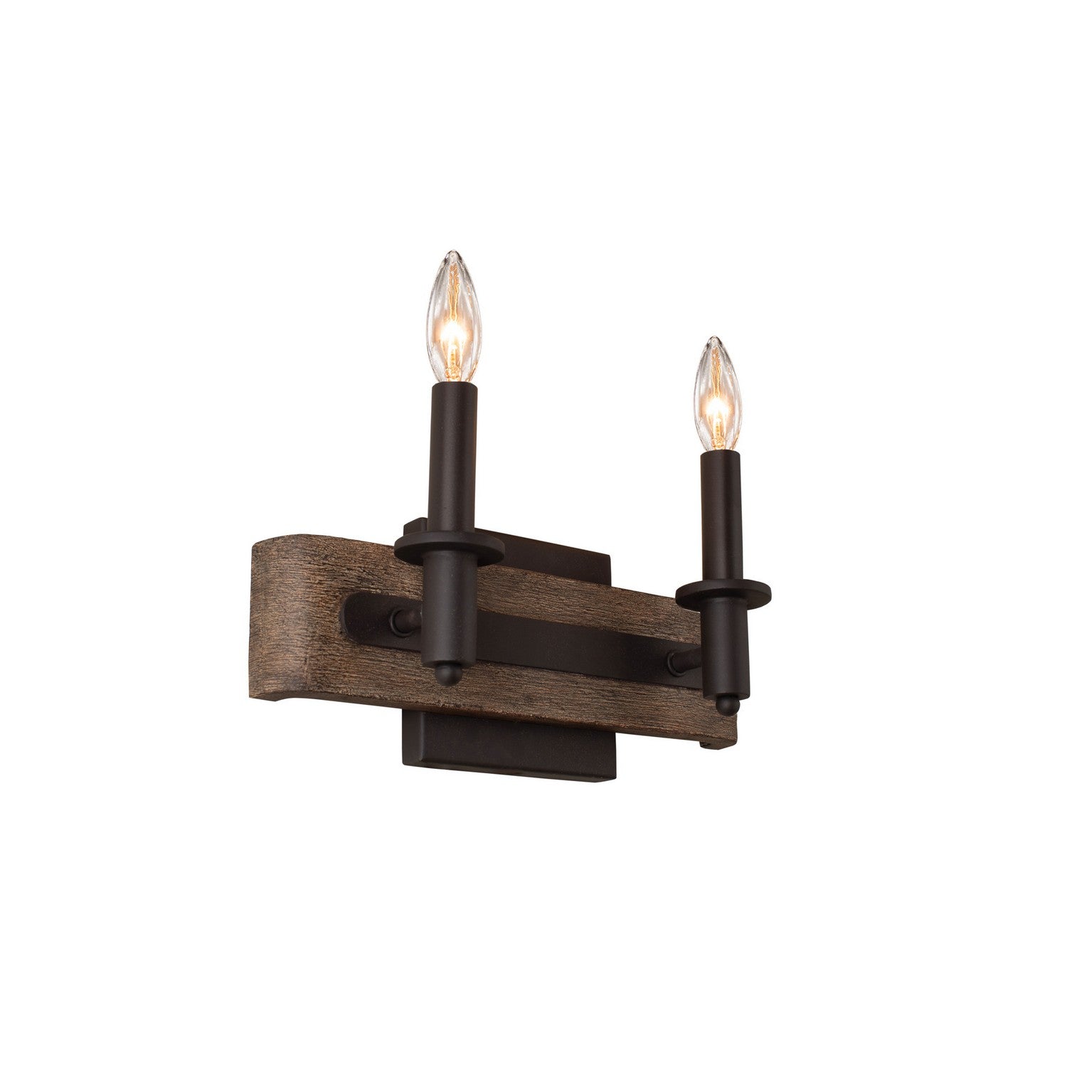 12'' Duluth 2 Light Satin Bronze Vanity Light