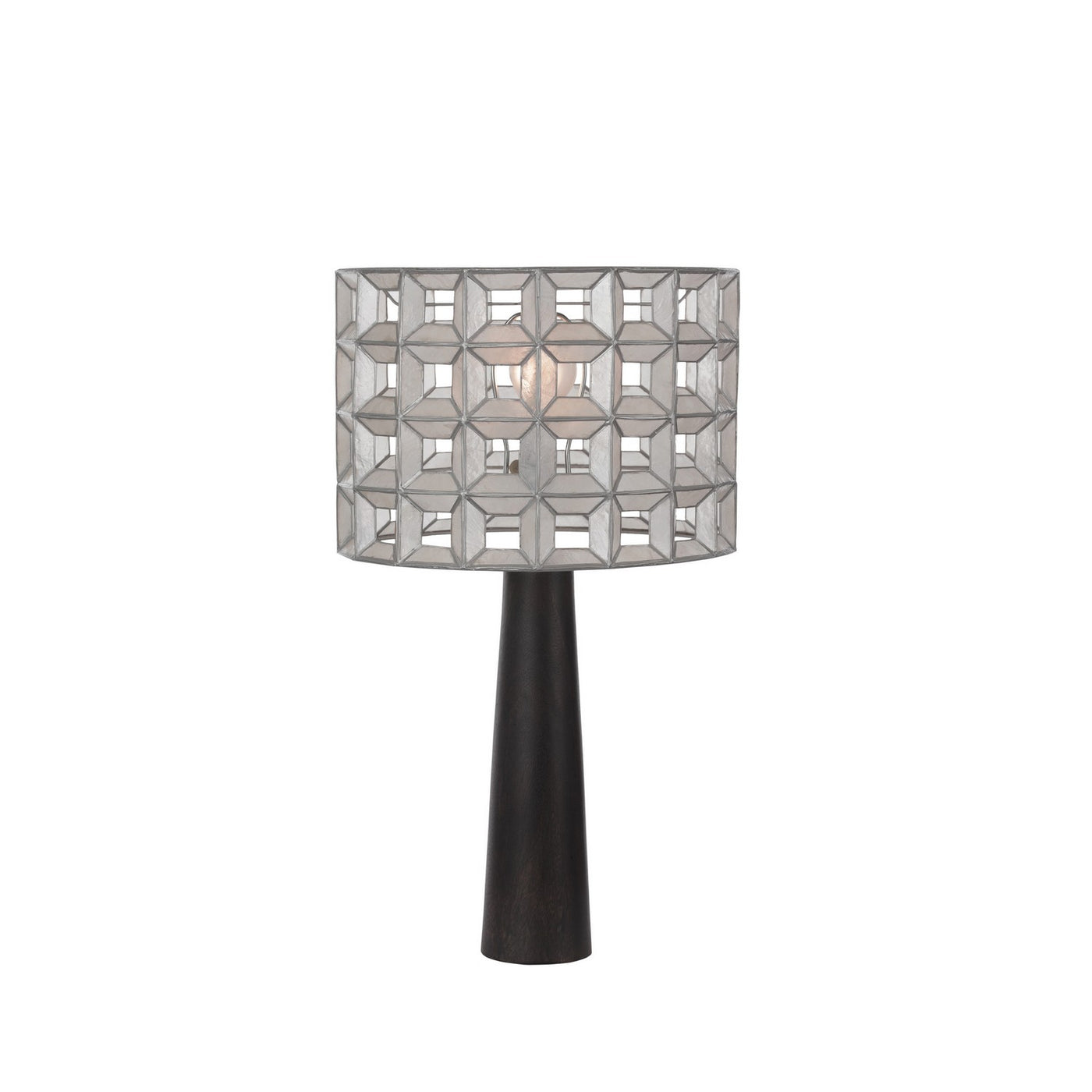 26'' Prado 1 Light Oxidized Silver Leaf Table Lamp