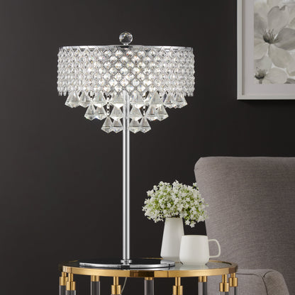 Grand Chrome Table Lamp | 6 Light