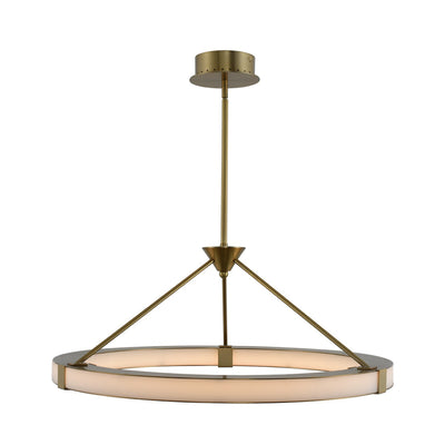 19'' Lavo 1 Light Winter Brass Chandelier