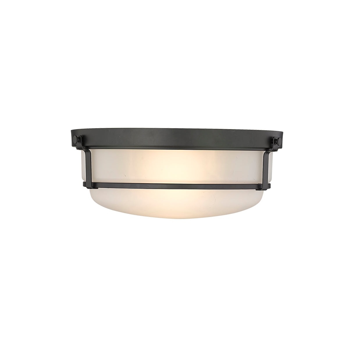 5.38'' Arlson Matte Black 2 Light Flush Mount