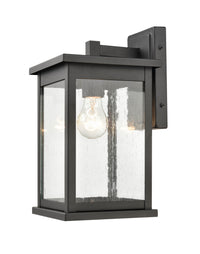 7'' Bowton Powder Coated Black 1 Light Wall Sconce