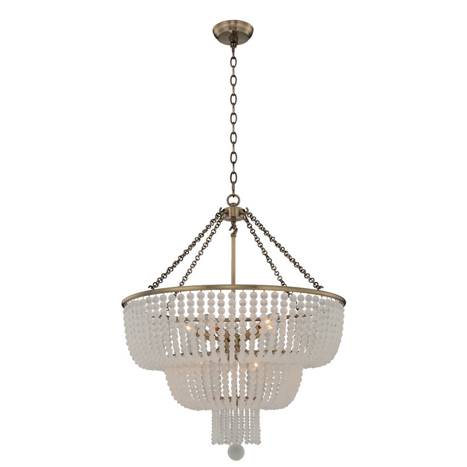 30'' Esperanza 1 Light Brushed Champagne Gold Chandelier