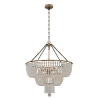 30'' Esperanza 1 Light Brushed Champagne Gold Chandelier