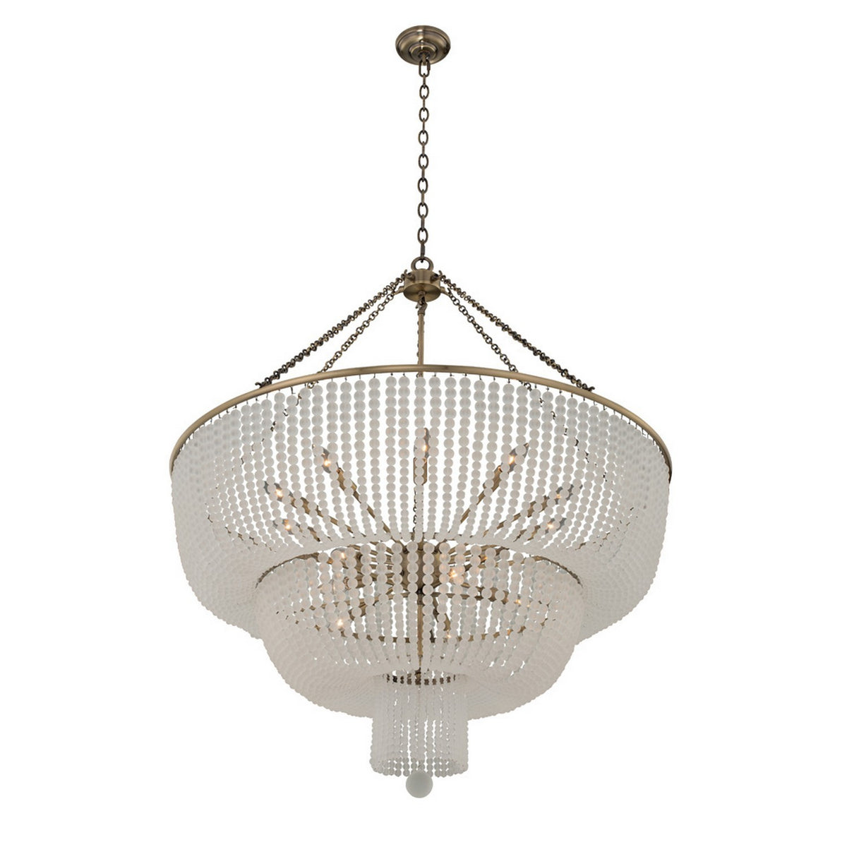 47'' Esperanza 1 Light Brushed Champagne Gold Chandelier