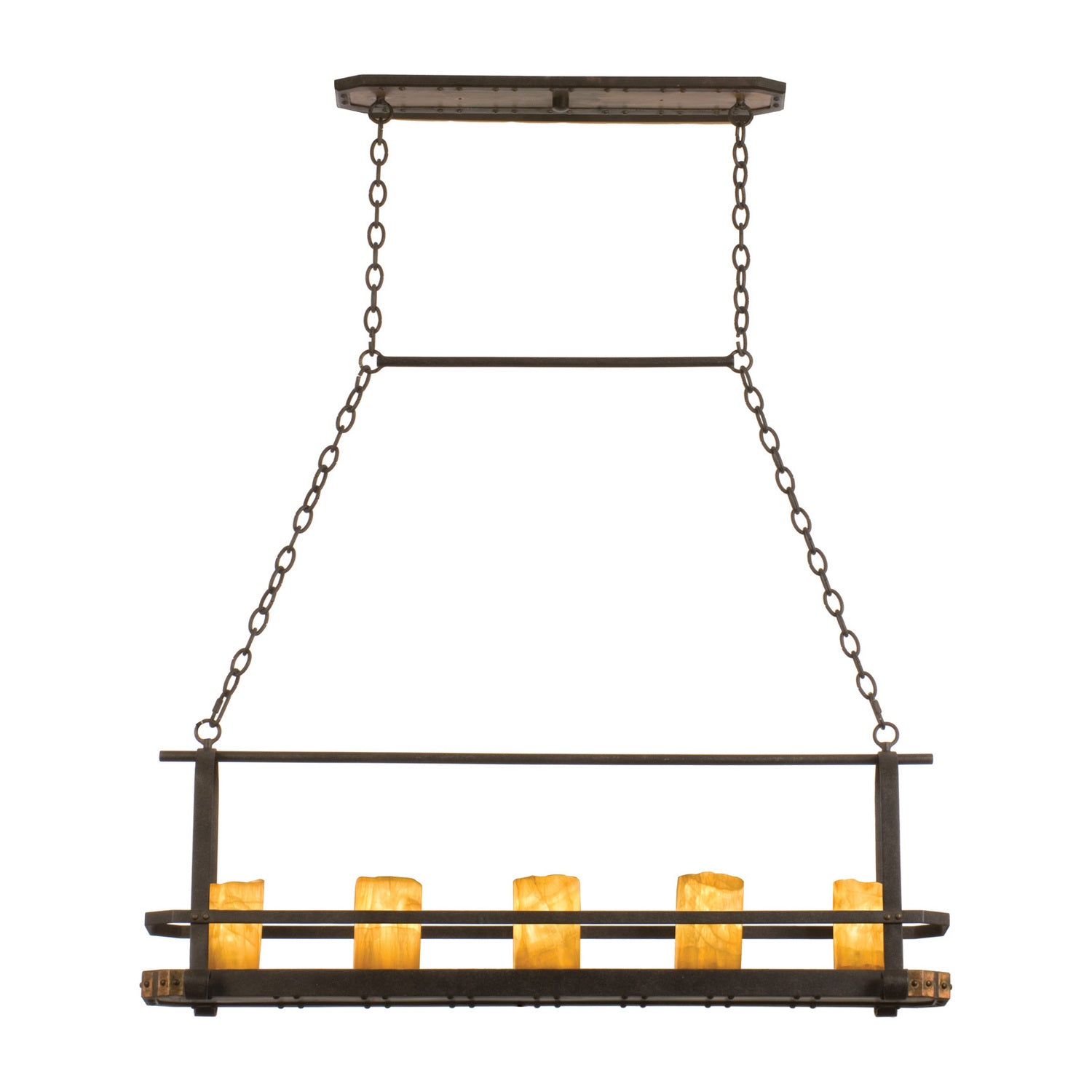 16.5'' Cordova 5 Light Natural Iron Linear Pendant
