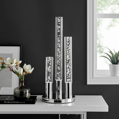 Acrylic Cylinders Table Lamp | 3 Light