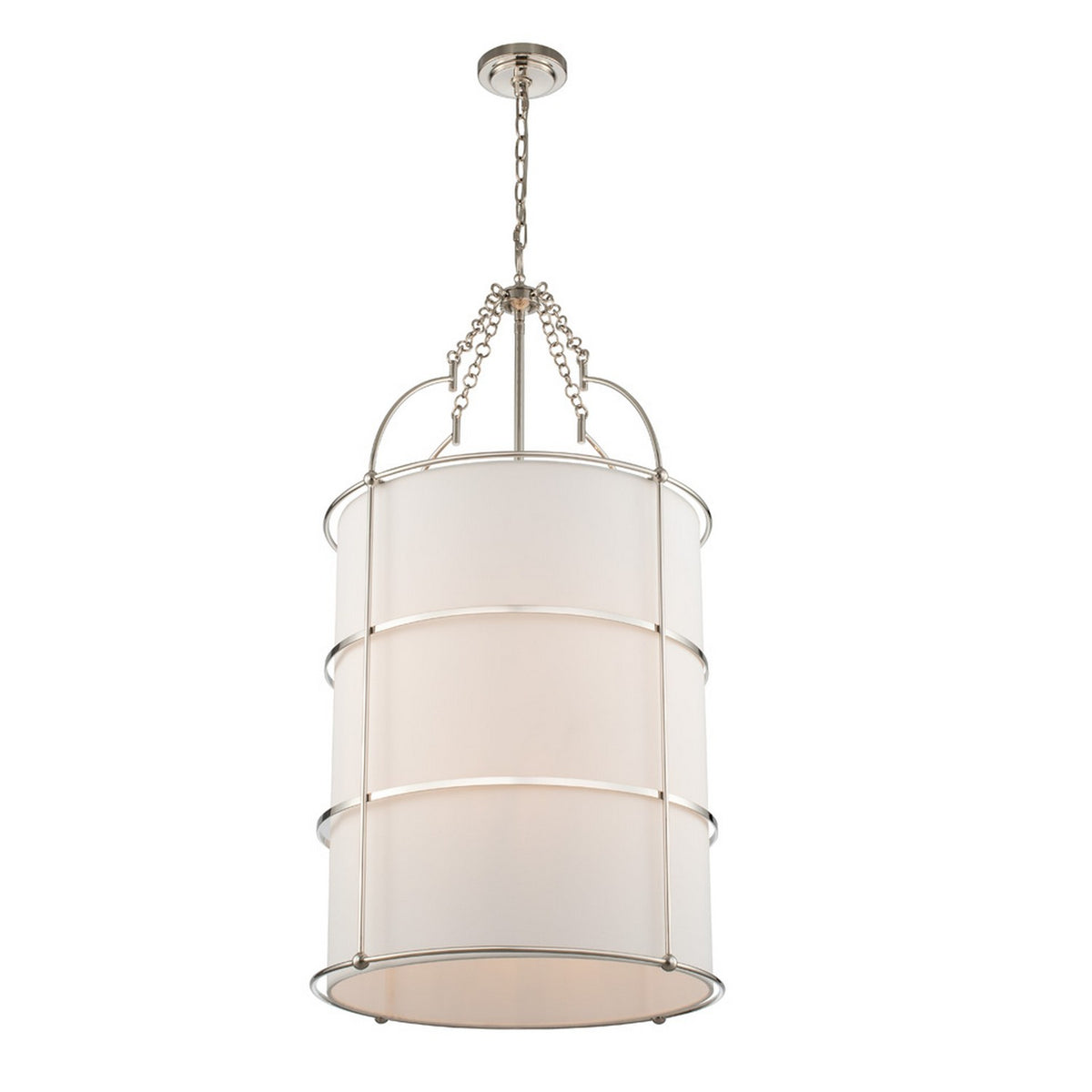 40'' Carson 1 Light Polished Nickel Chandelier