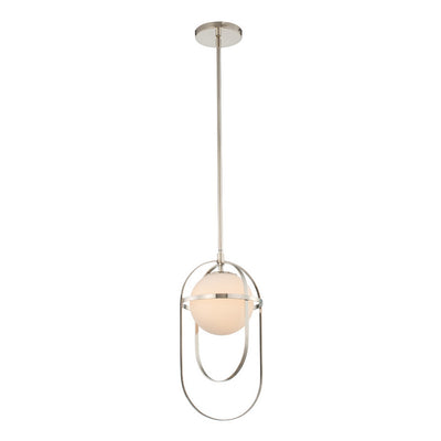 27'' Lennox 1 Light Polished Nickel Pendant