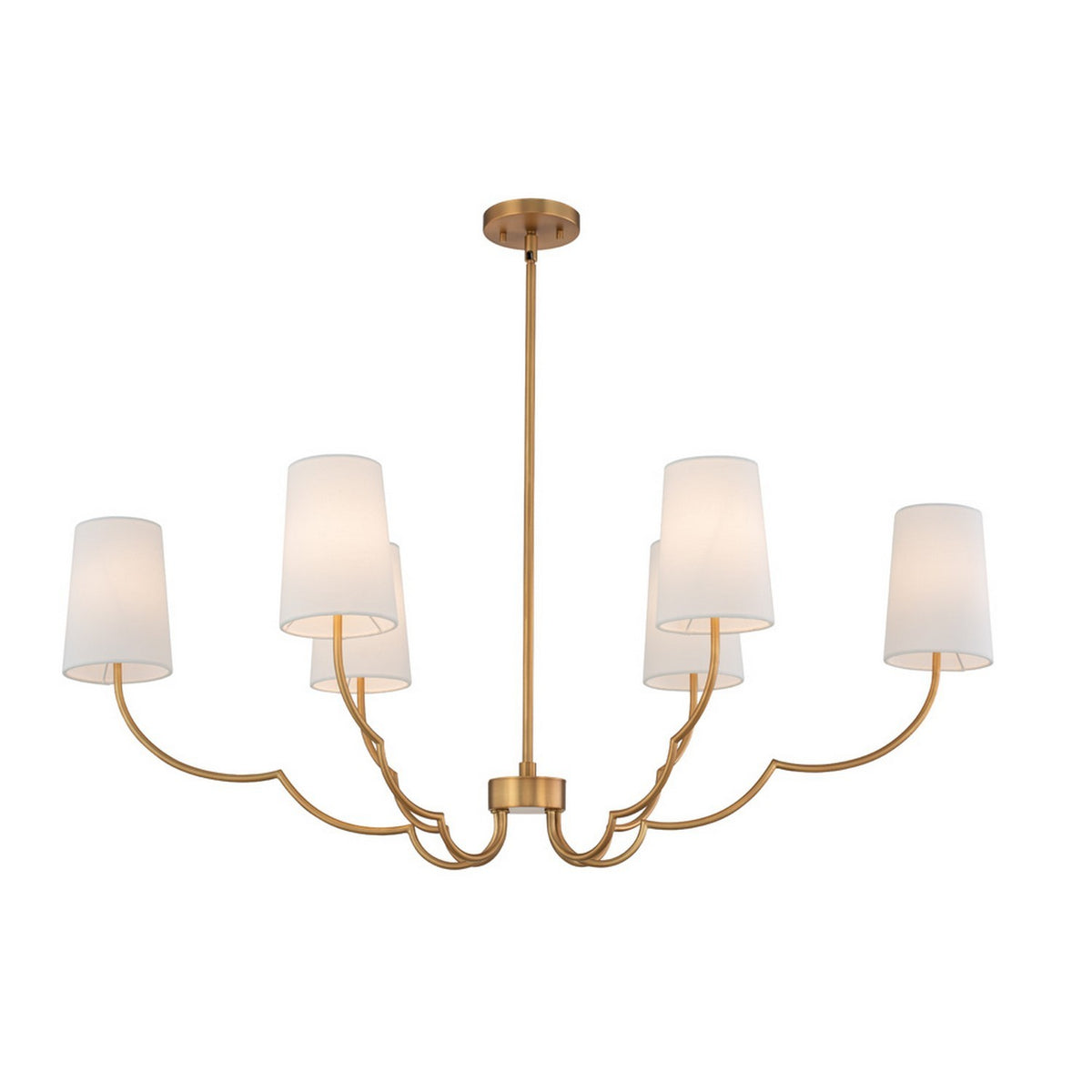 20'' Sophia 6 Light New Brass Chandelier