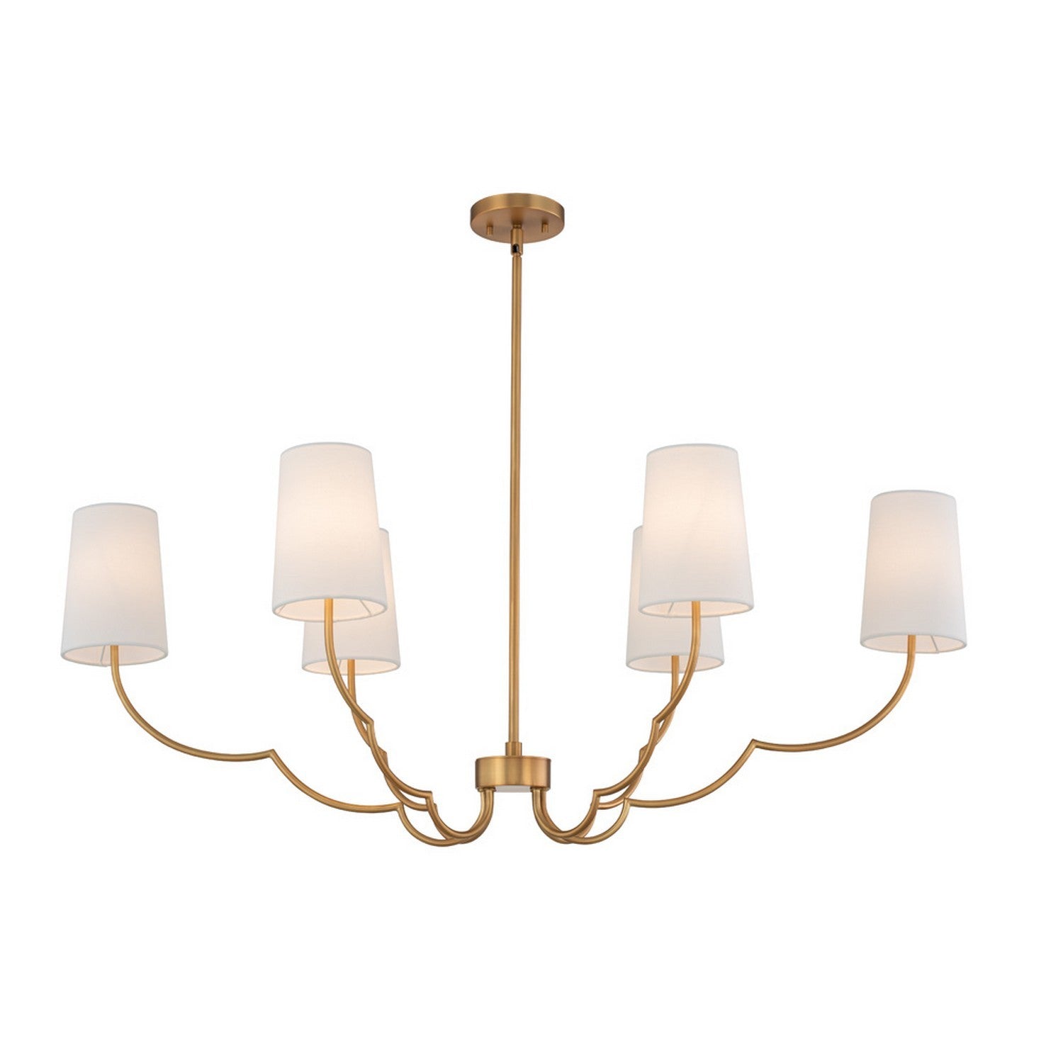 20'' Sophia 6 Light New Brass Chandelier