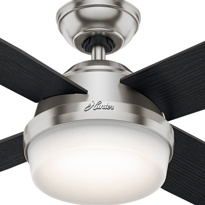 52 inch Dempsey Brushed Nickel Ceiling Fan with LED Light Kit and Handheld Remote