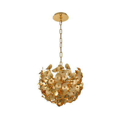 12'' Aster 1 Light Gold Multi-Pendant
