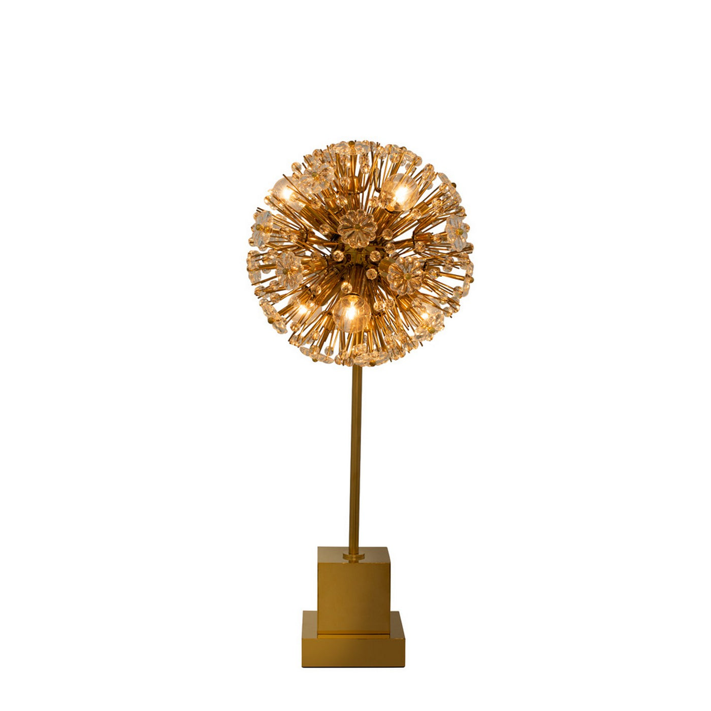 28'' Dahlia 1 Light Gold Table Lamp