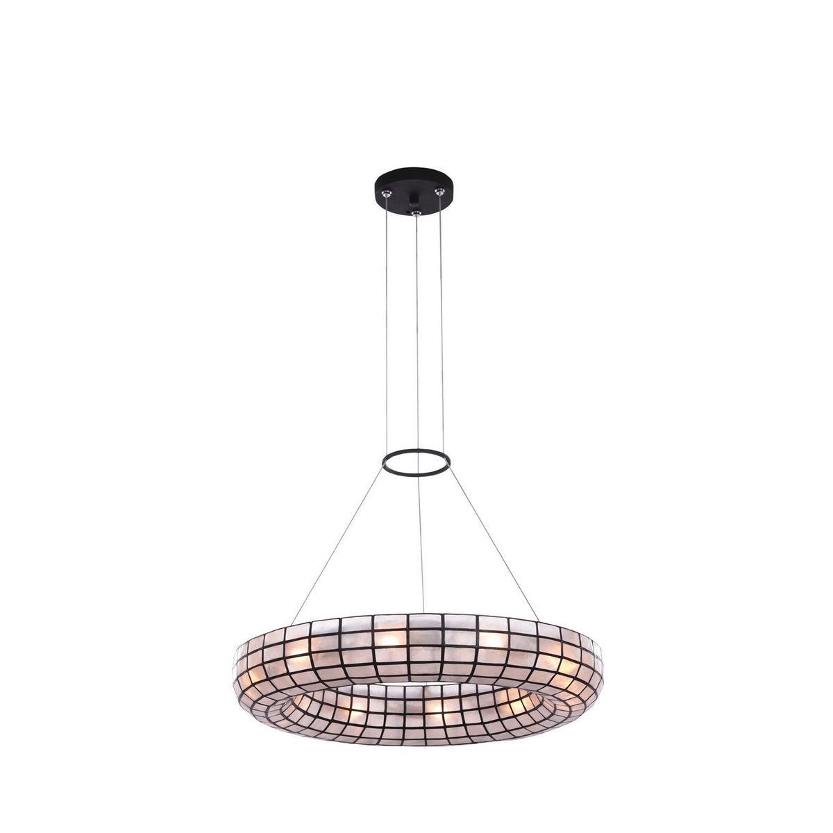 4'' Sanibel 1 Light Matte Black Pendant