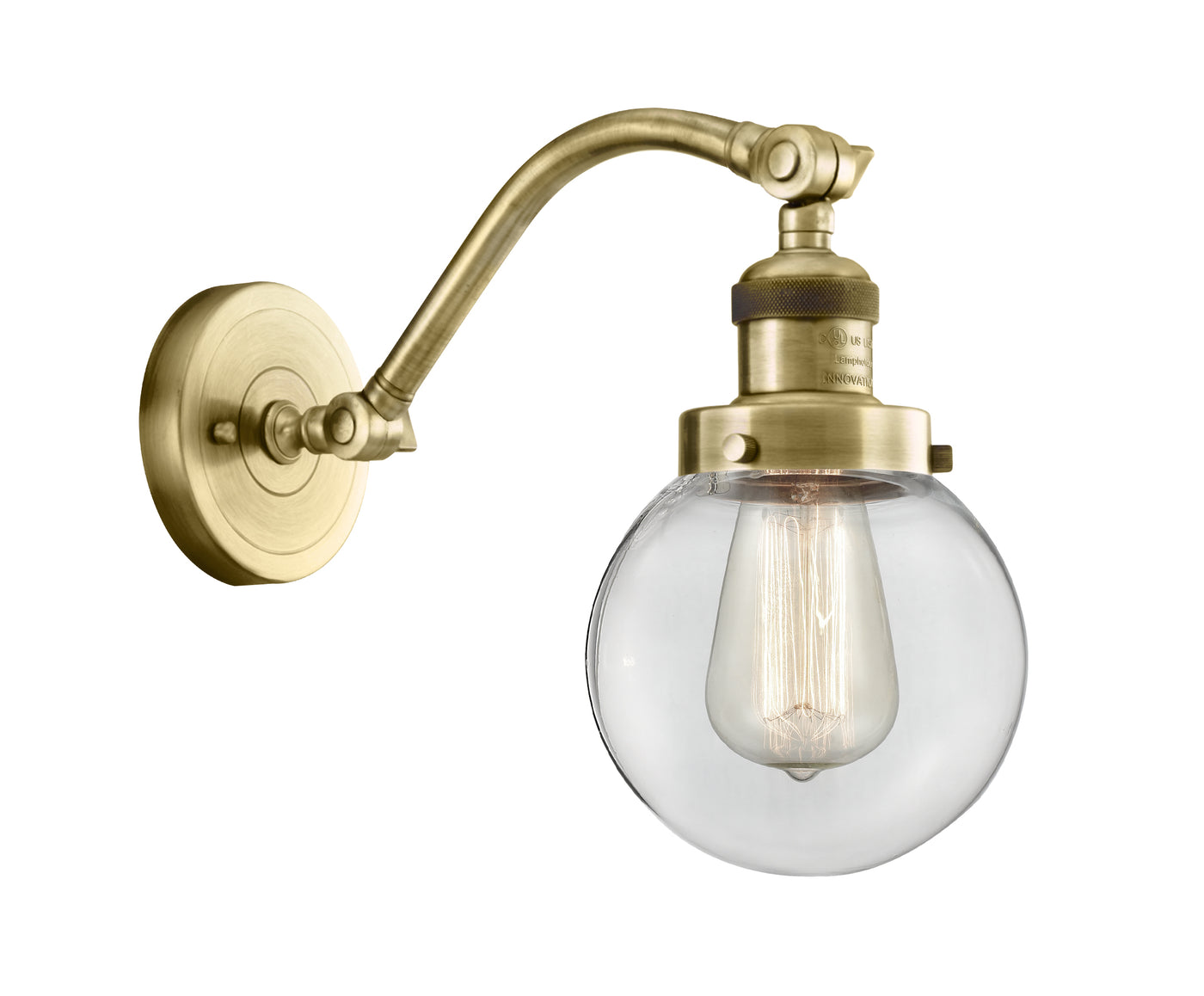 Franklin Restoration Sconce Cast Brass