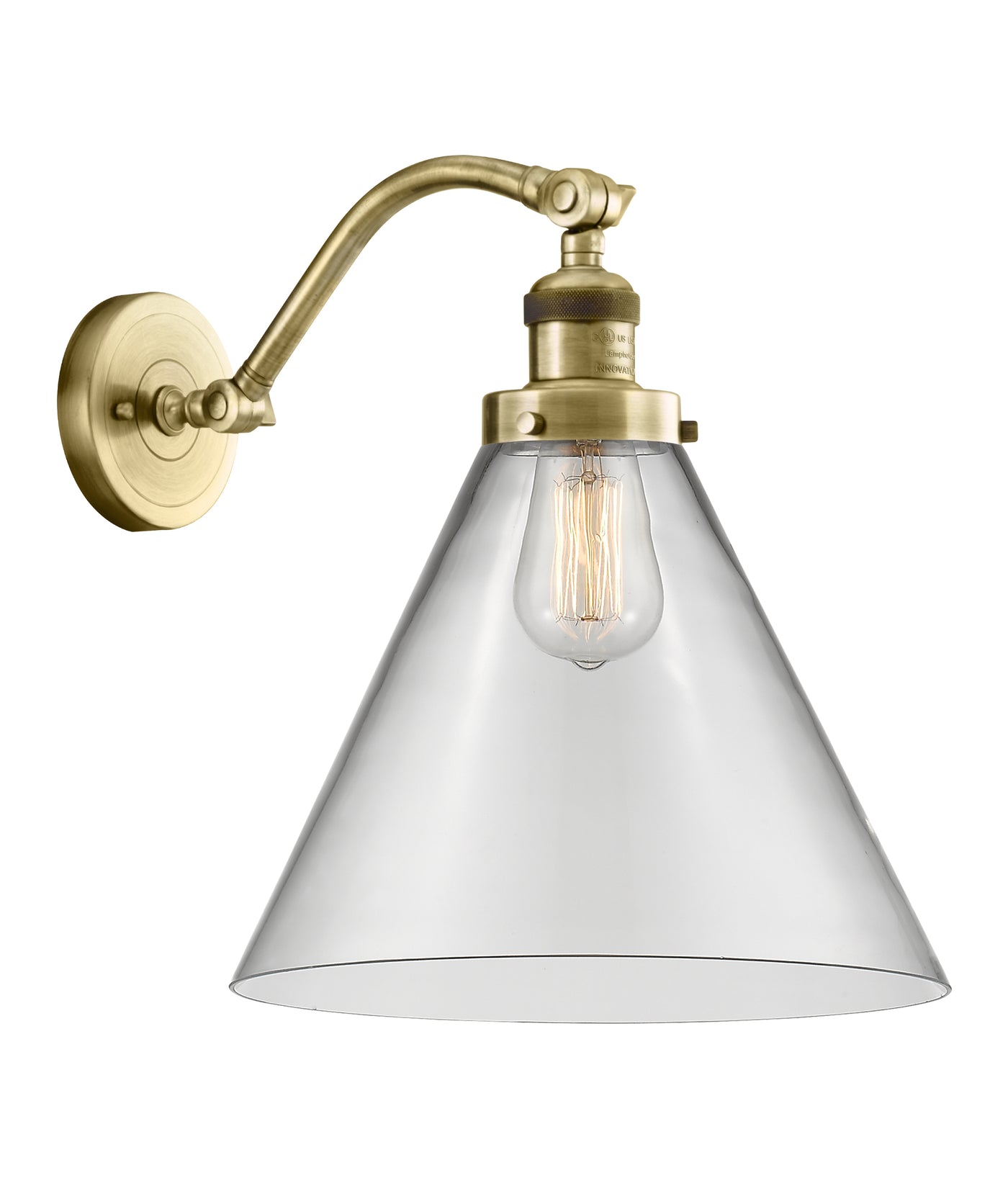Franklin Restoration Sconce Cast Brass