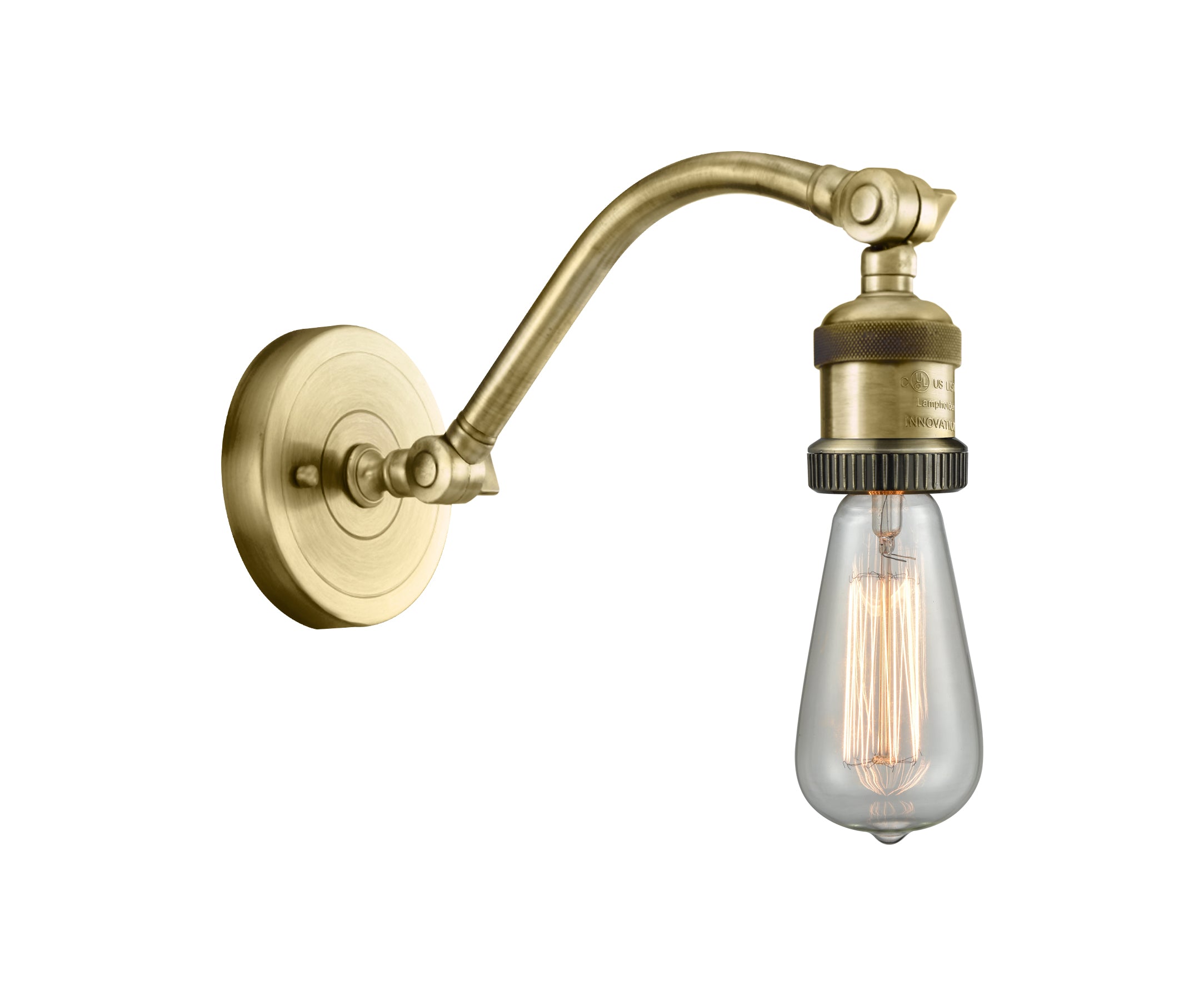 Franklin Restoration Double Swivel Brass