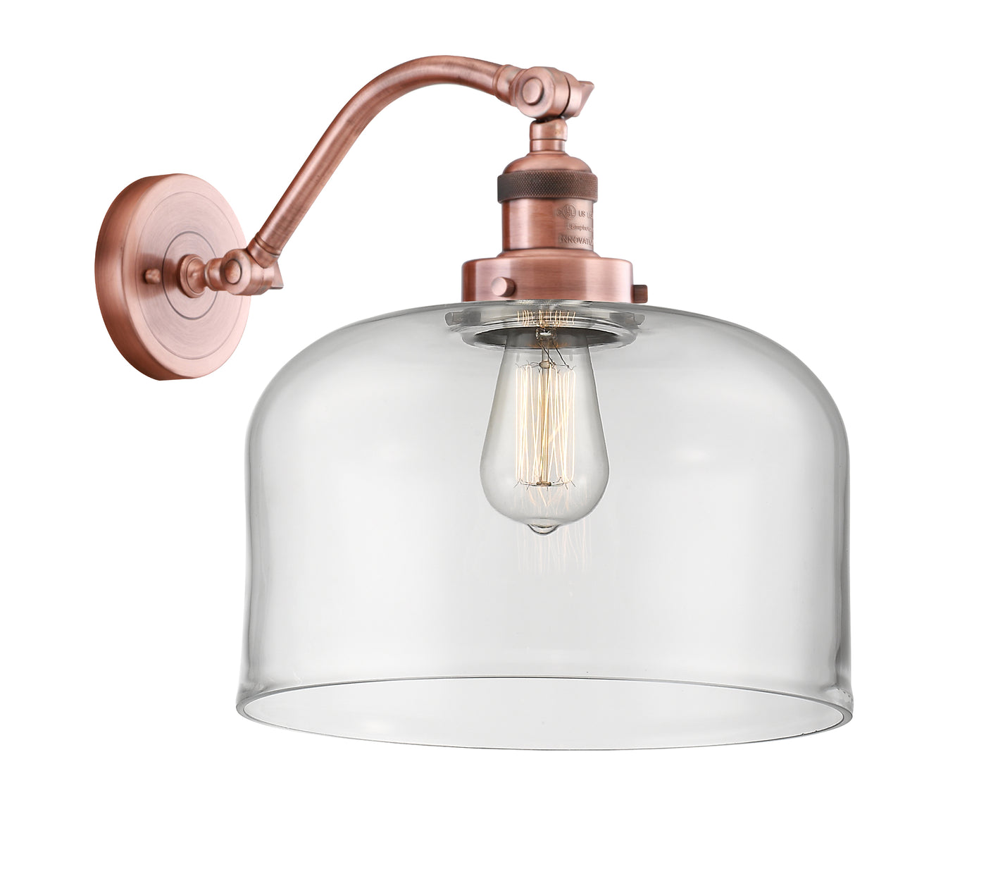 Franklin Restoration Sconce Cast Brass Style