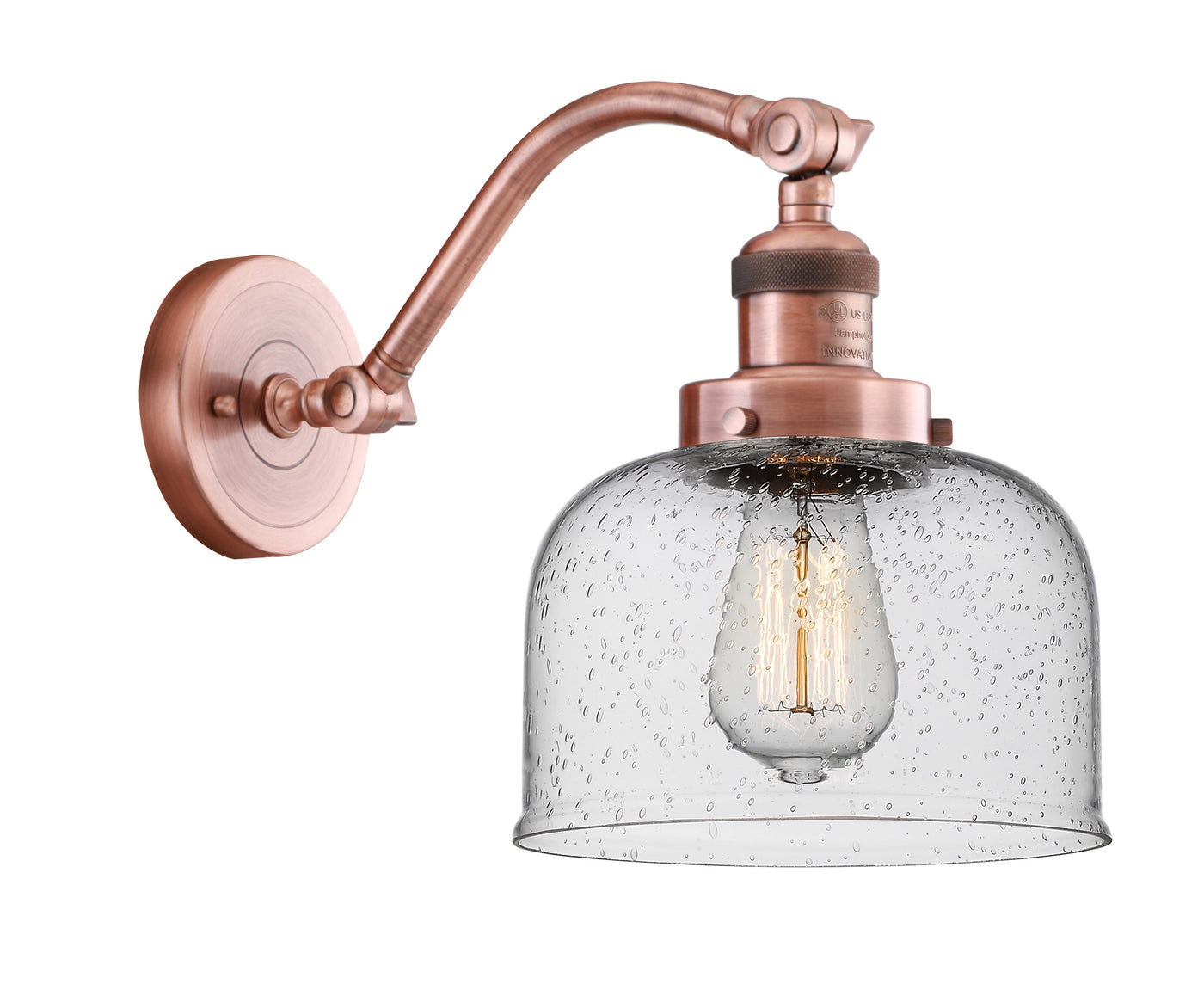 Franklin Restoration Sconce Cast Brass Bell