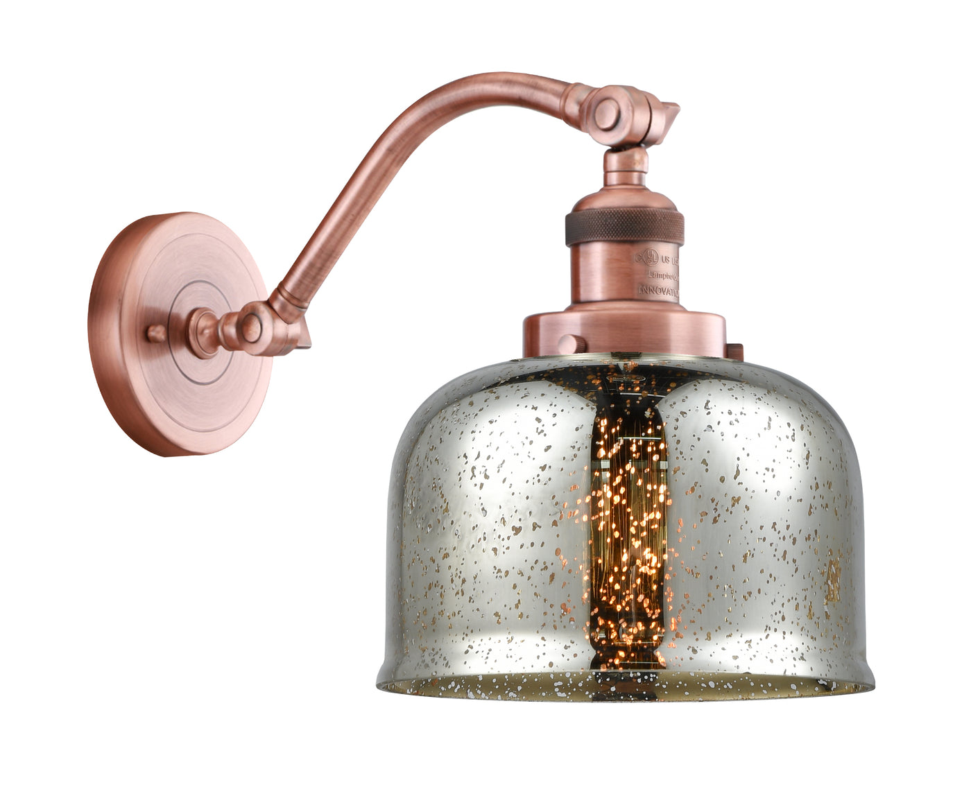 Franklin Restoration Sconce Cast Brass Bell