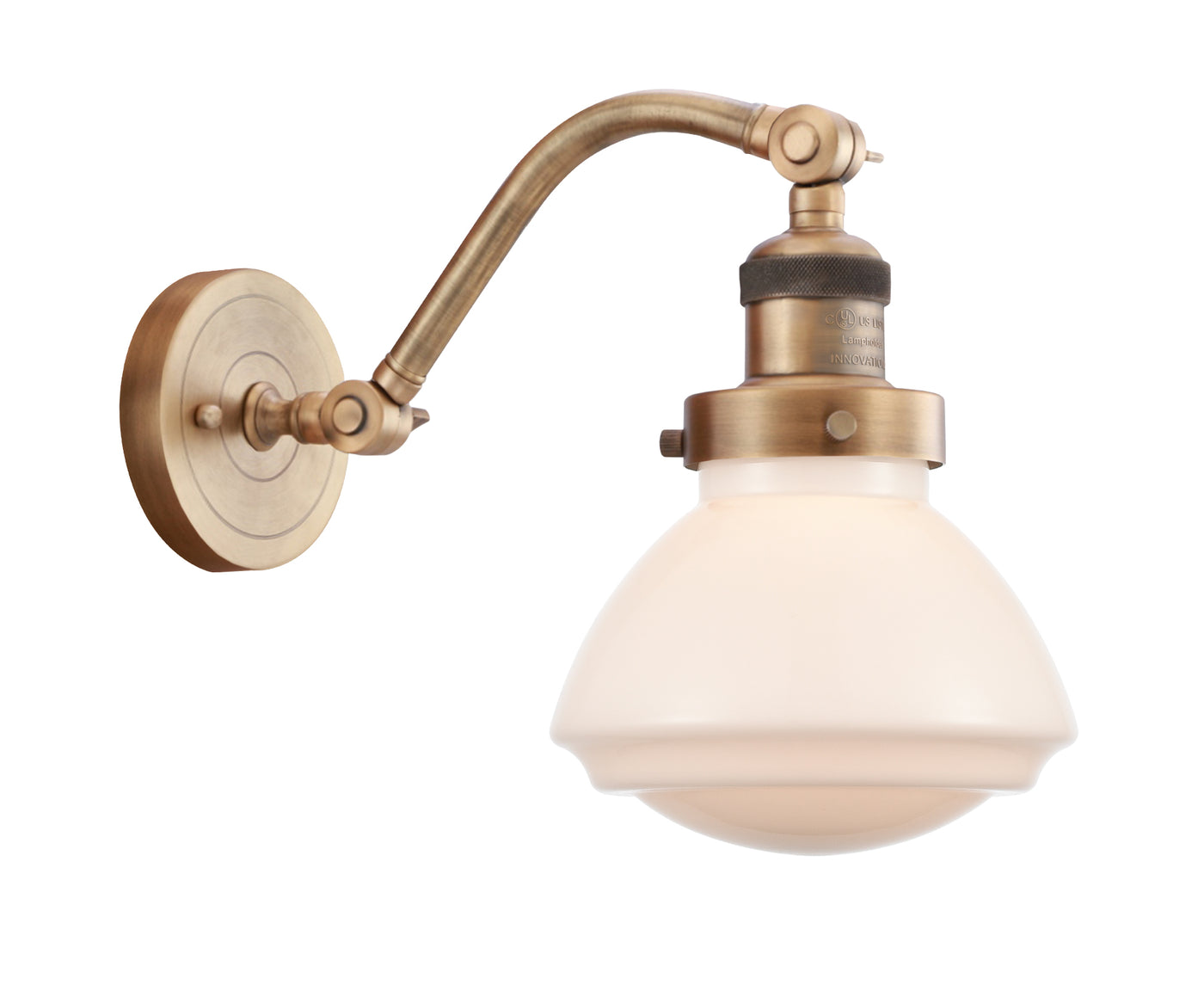 Franklin Restoration Sconce Cast Brass Finish