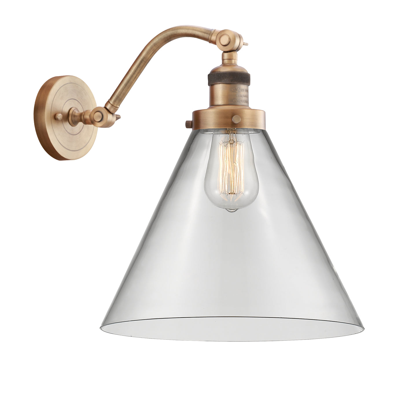 Franklin Restoration Sconce Cast Brass