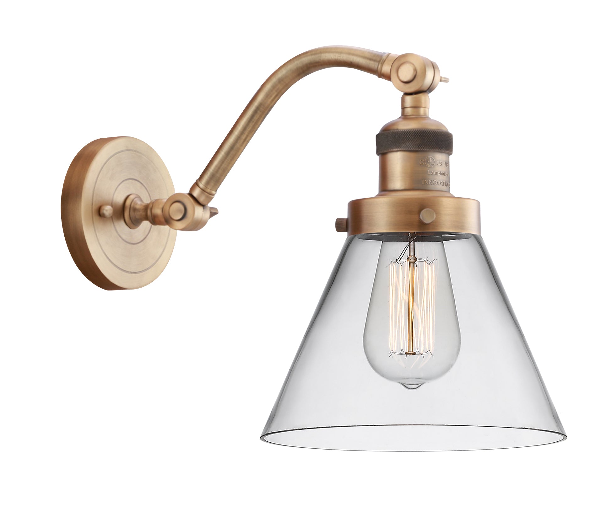 Franklin Restoration Sconce Cast Brass
