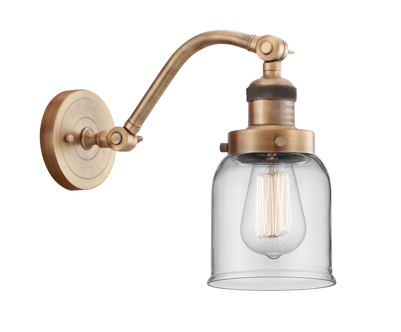 Franklin Restoration Brass Steel Sconce