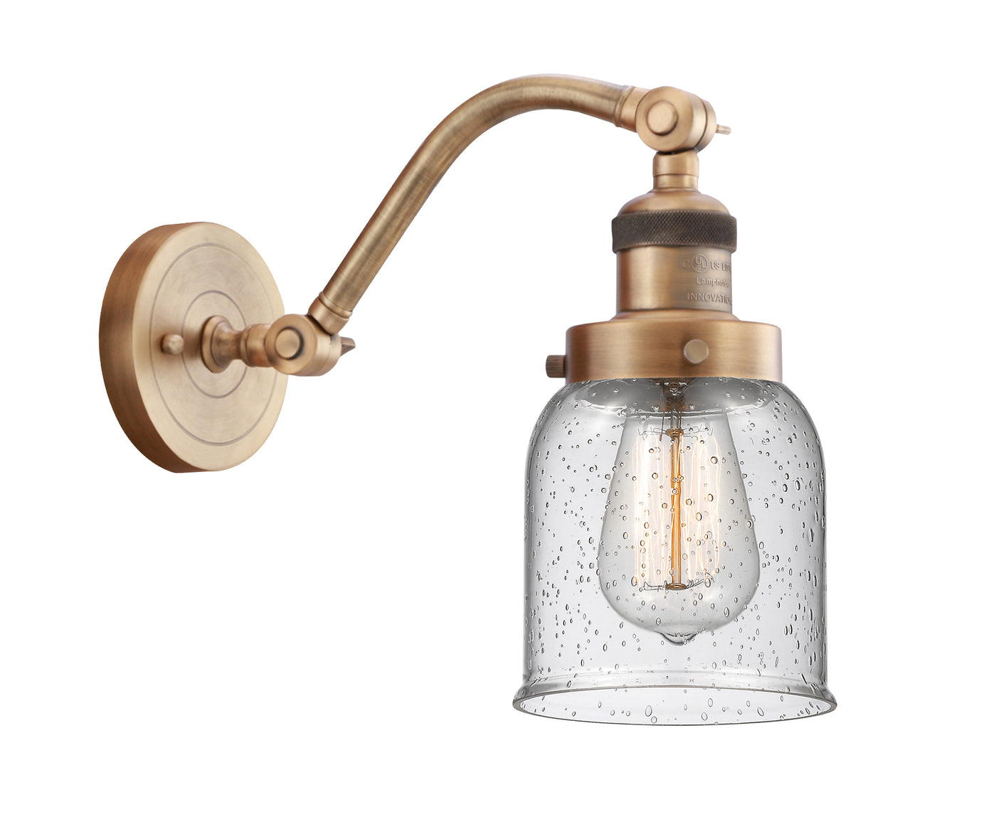 Franklin Restoration Brass Steel Sconce