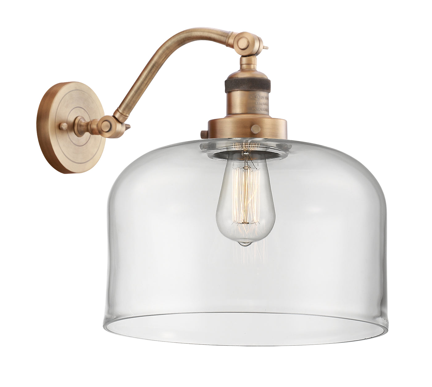 Franklin Restoration Sconce Cast Brass Steel
