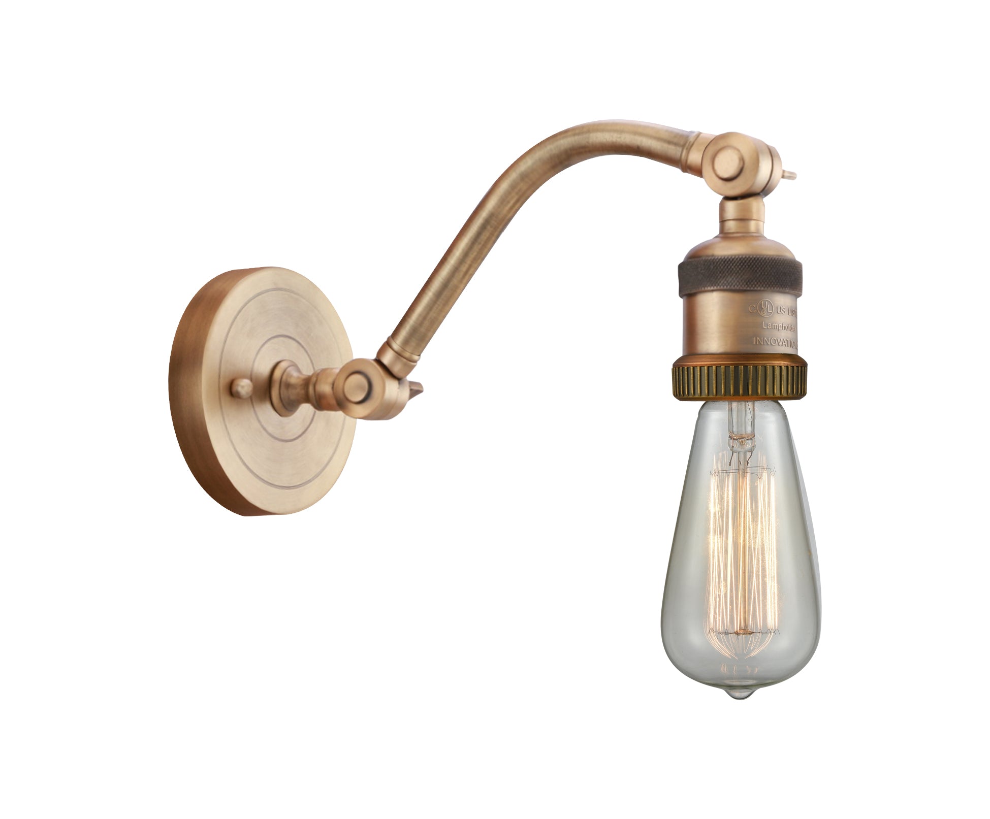Franklin Restoration Double Swivel Brass