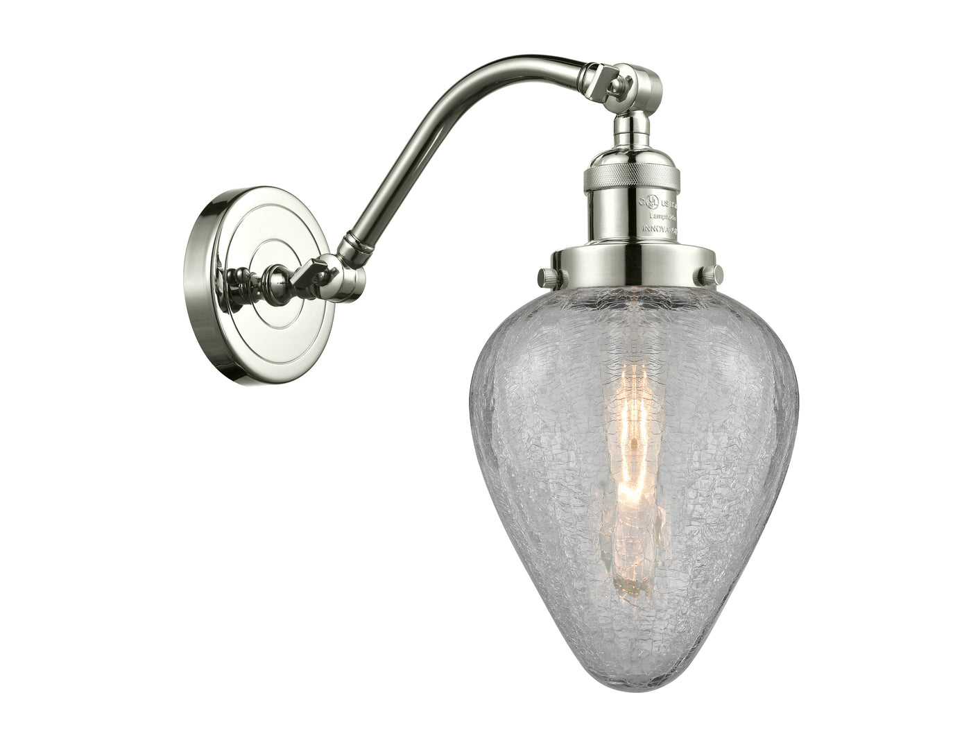 Franklin Restoration Sconce Cast Brass Glass