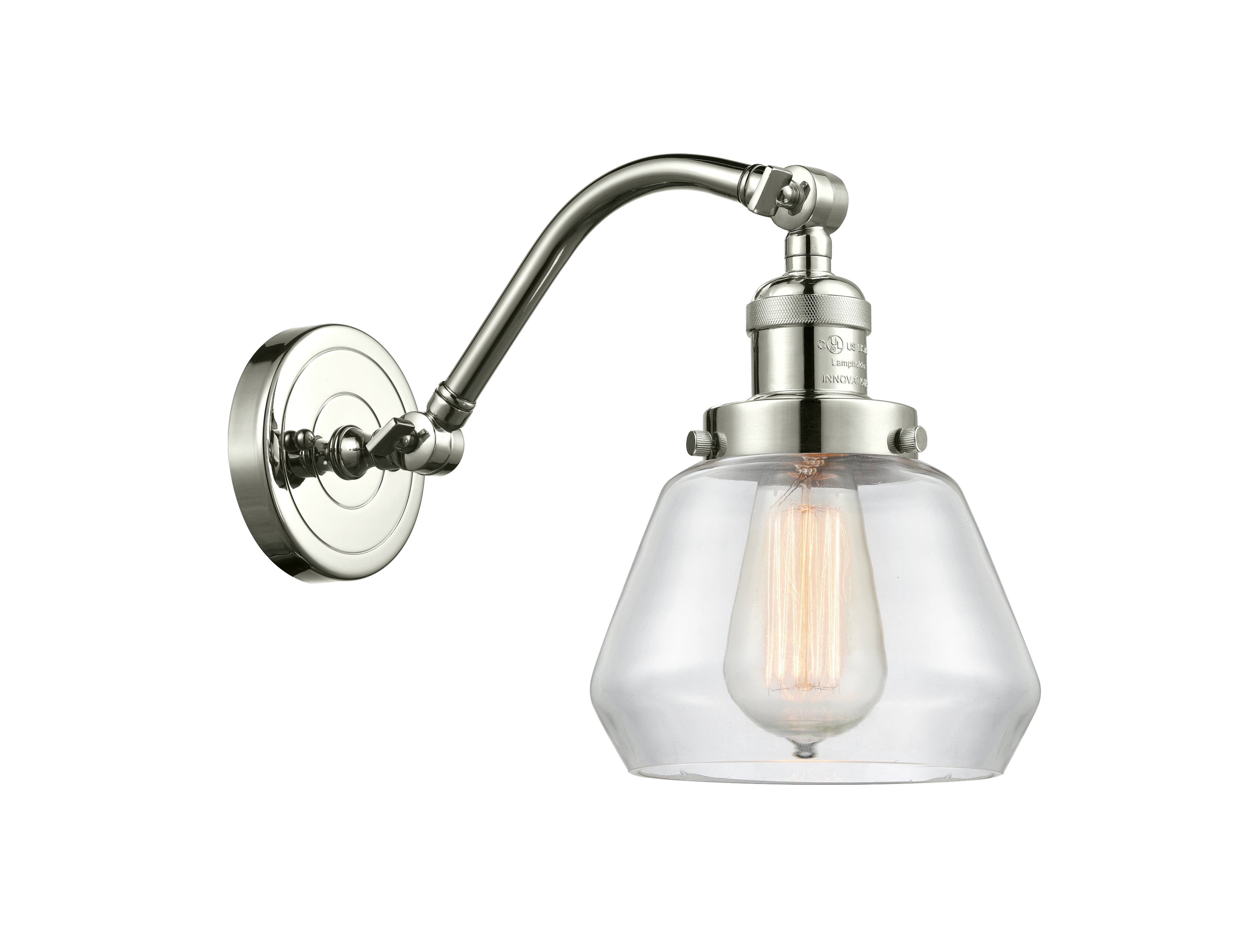 Franklin Restoration Sconce Cast Brass Glass